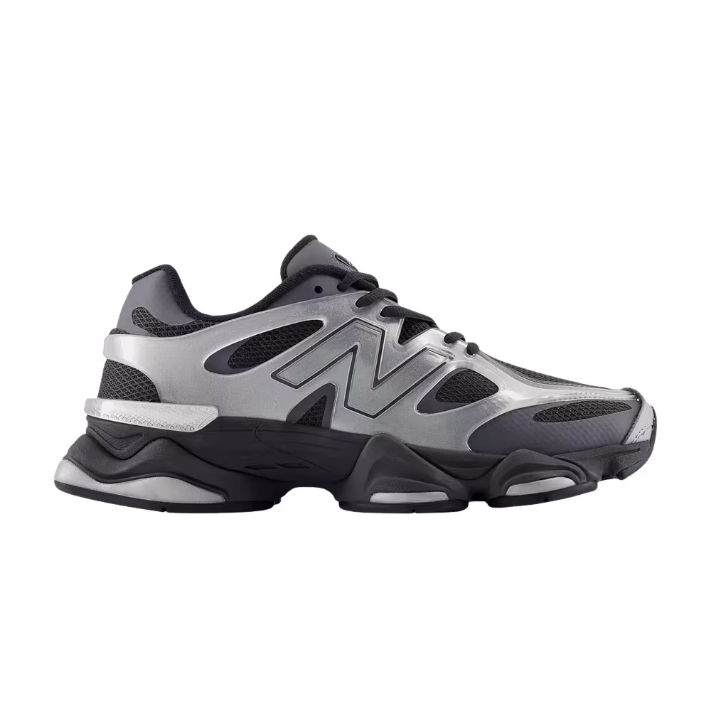 New Balance 9060 X Silver Metallic Black Cement