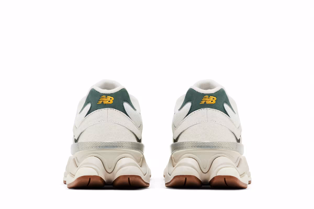 New Balance 9060 White Green Gold, view 7