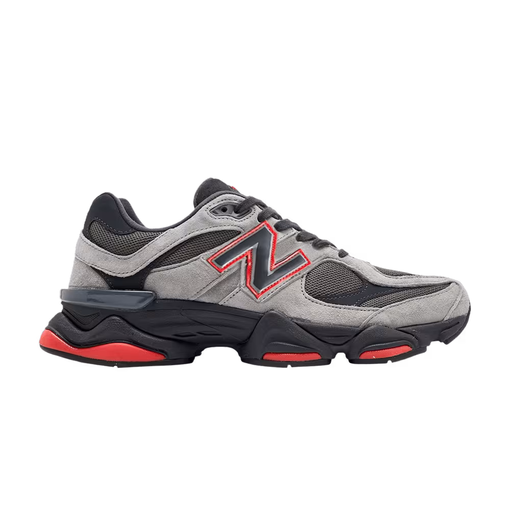 New Balance 9060 Grey Black Red