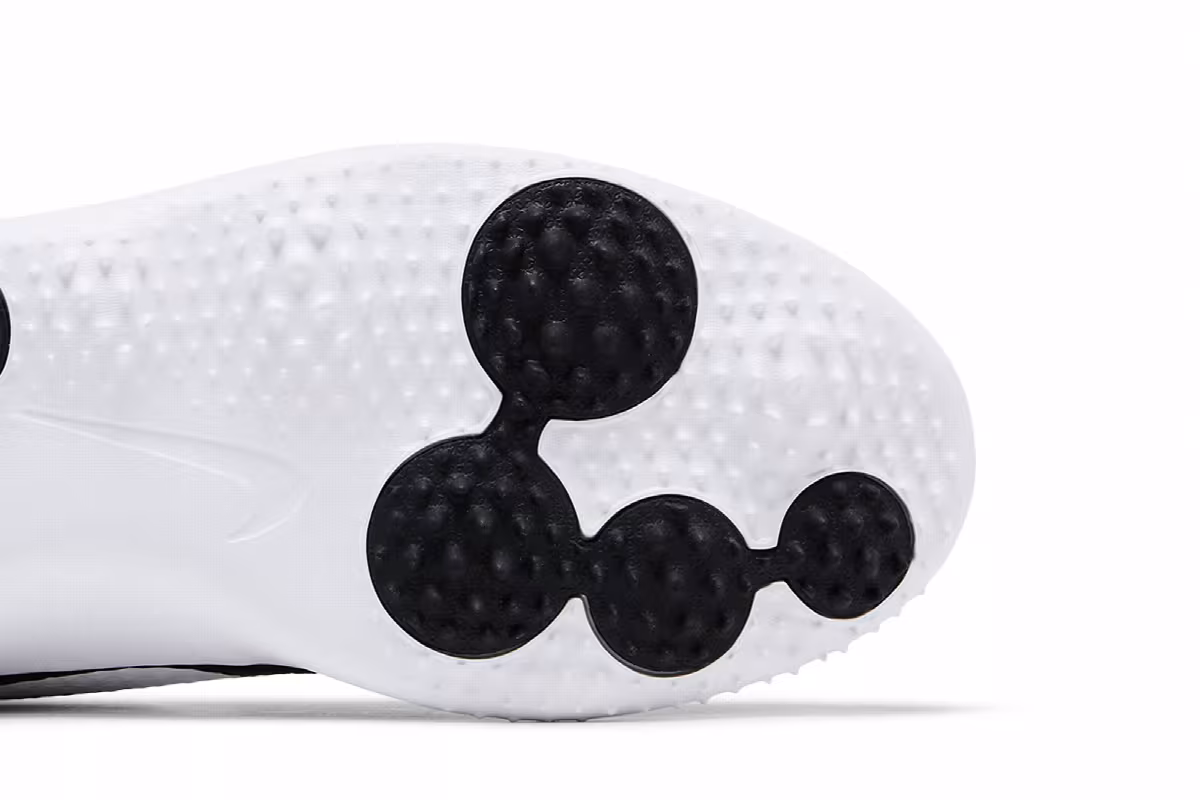 Nike Women's Roshe Golf Black Metallic White, view 6
