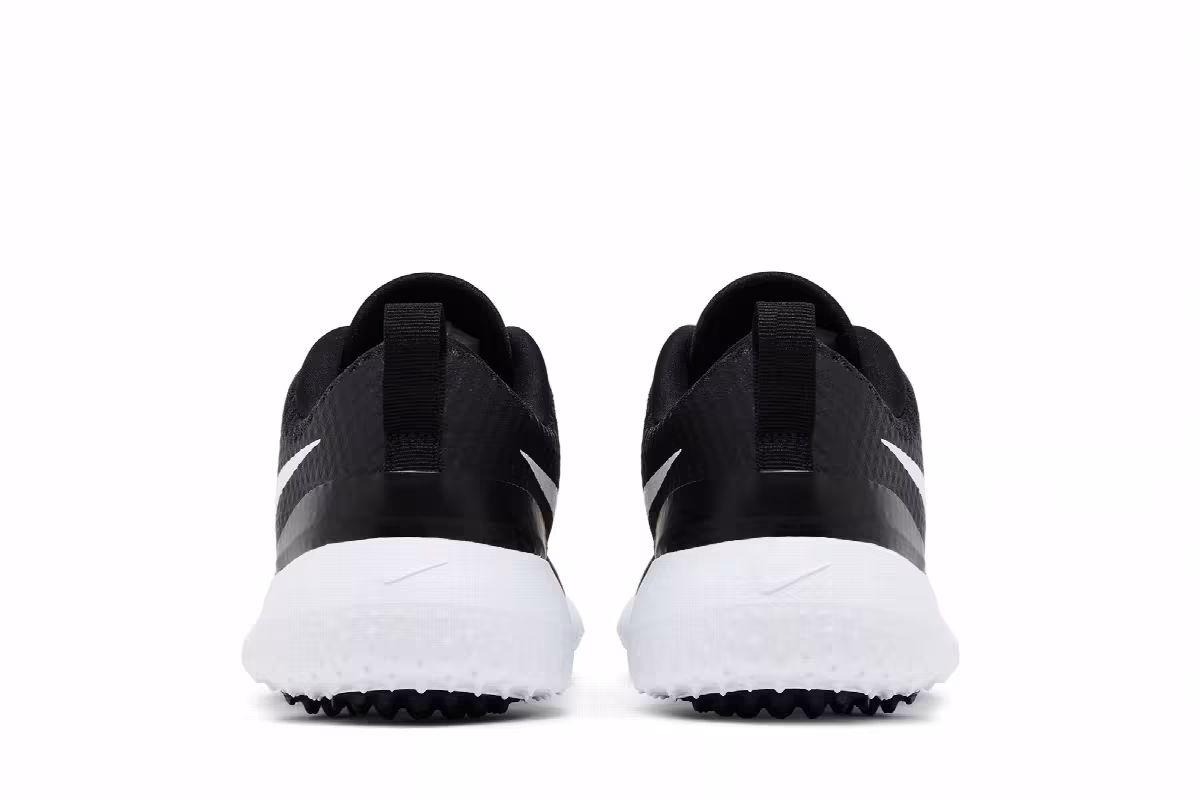 Nike Women's Roshe Golf Black Metallic White, view 7