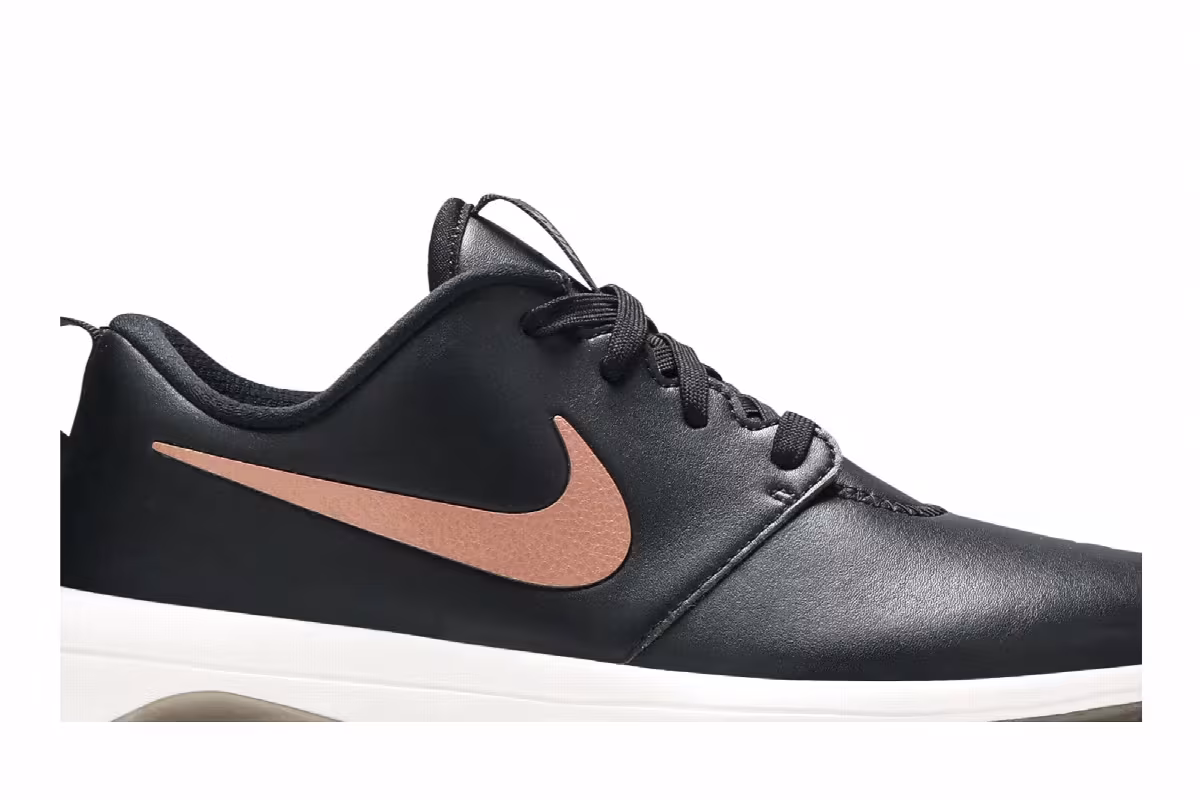 Nike Women's Roshe Golf Tour Black Metallic Red Bronze, view 3