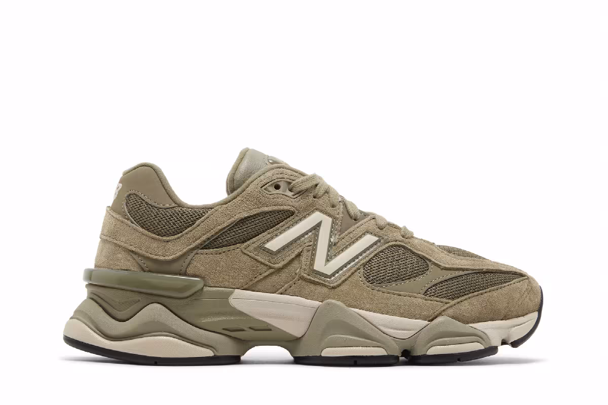 New Balance 9060 Covert Green Dark Stoneware, view 2