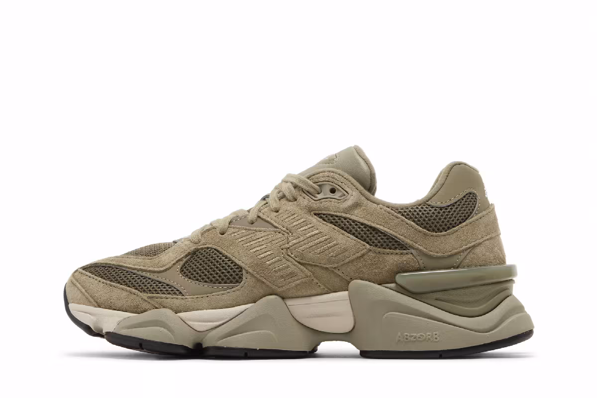 New Balance 9060 Covert Green Dark Stoneware, view 4