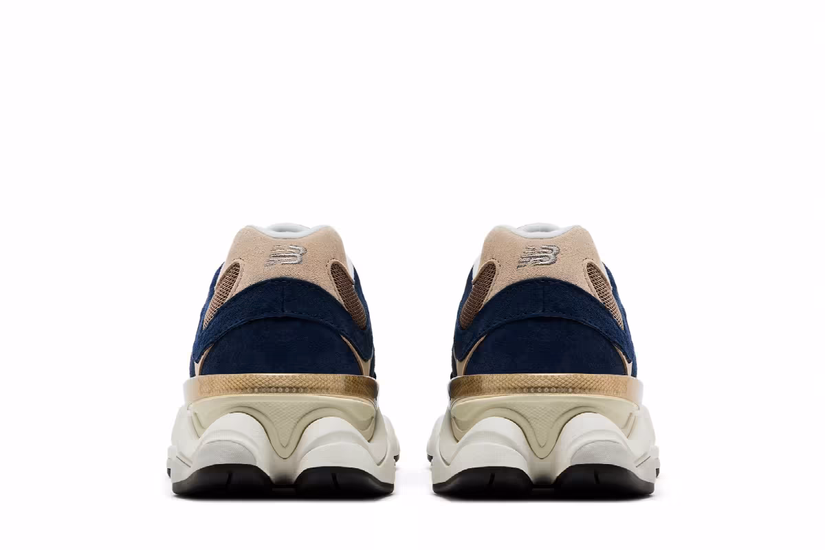 New Balance 9060 Navy Mushroom, view 7
