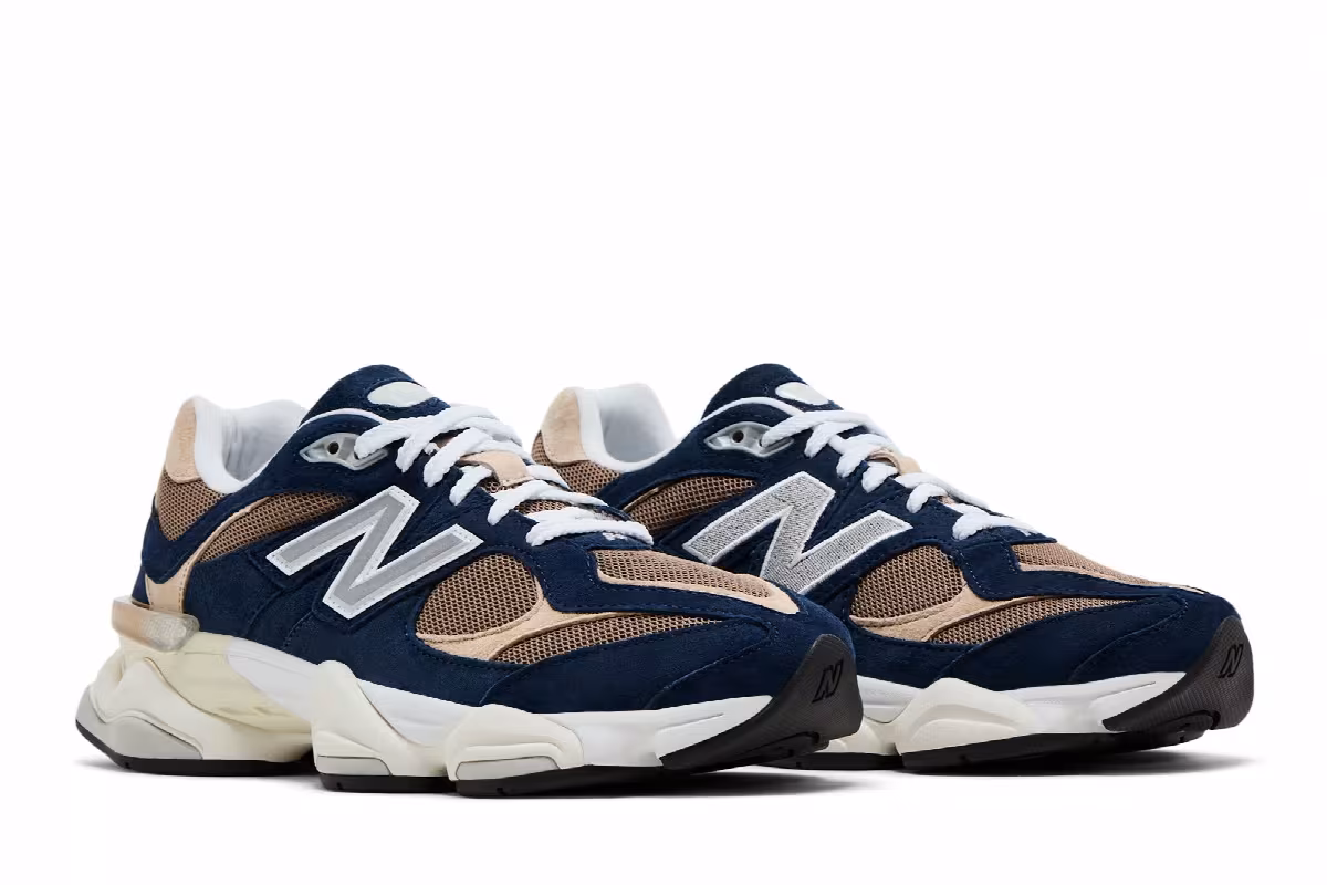 New Balance 9060 Navy Mushroom, view 9