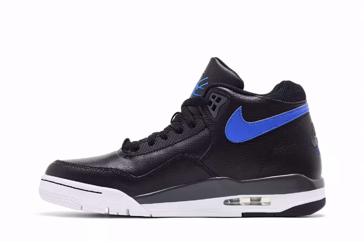 Nike Flight Legacy Black Hyper Blue, view 4