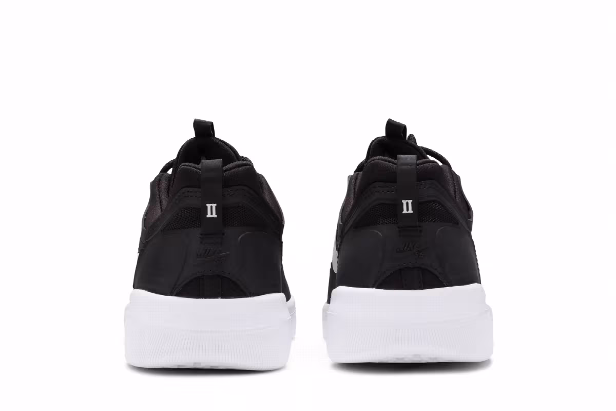 Nike Nyjah Free 2 SB Black White, view 7