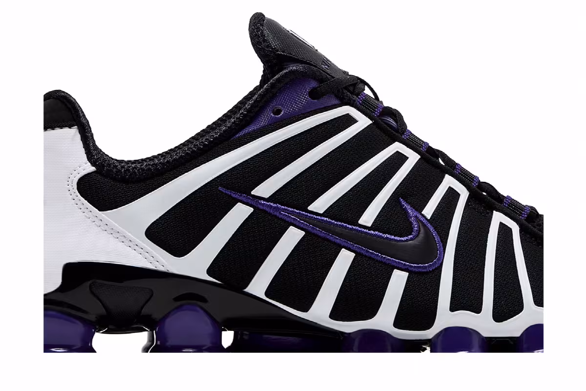Nike Shox TL Black Court Purple 2020, view 3