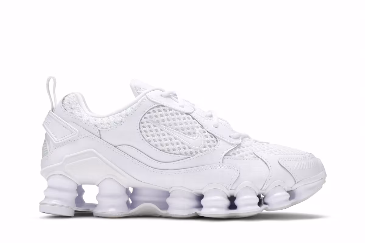 Nike Women's Shox TL Nova Triple White, view 2
