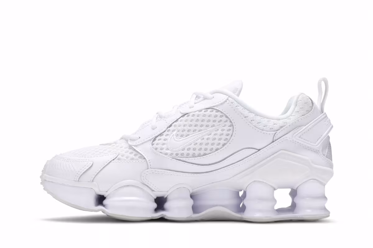Nike Women's Shox TL Nova Triple White, view 4