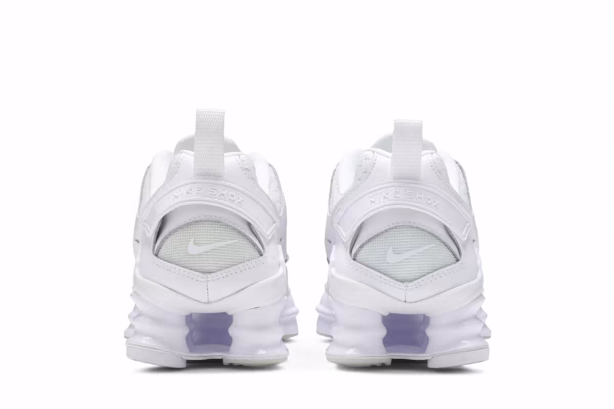 Nike Women's Shox TL Nova Triple White, view 7