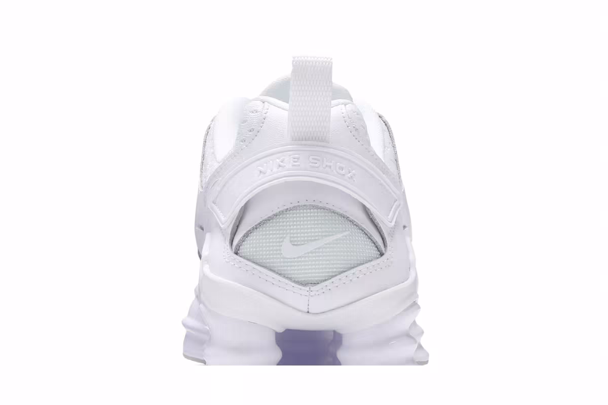 Nike Women's Shox TL Nova Triple White, view 8