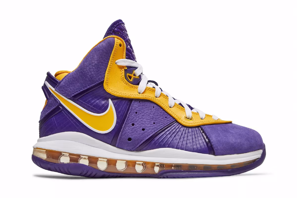Nike LeBron 8 GS Lakers, view 2