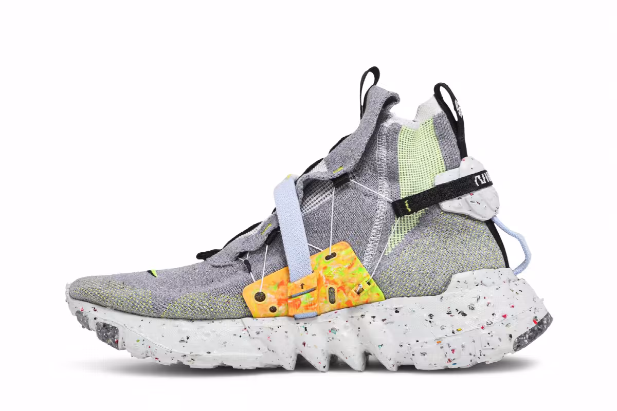 Nike Space Hippie 03 Grey Volt, view 4