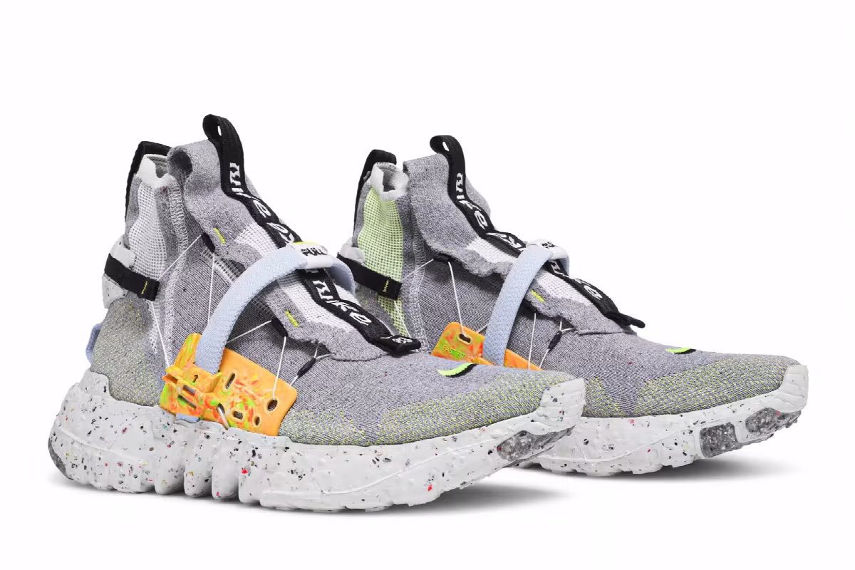 Nike Space Hippie 03 Grey Volt, view 9