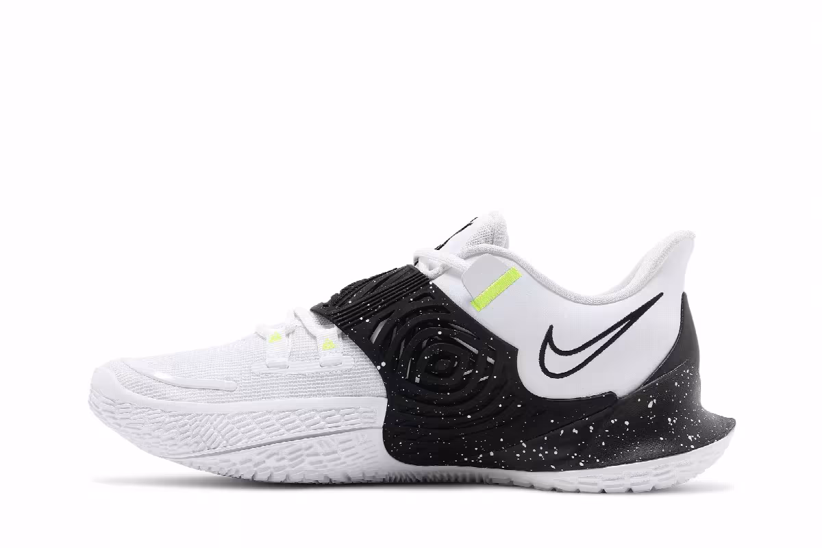 Nike Kyrie Low 3 Team White Black, view 4