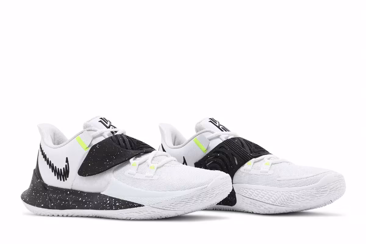 Nike Kyrie Low 3 Team White Black, view 9