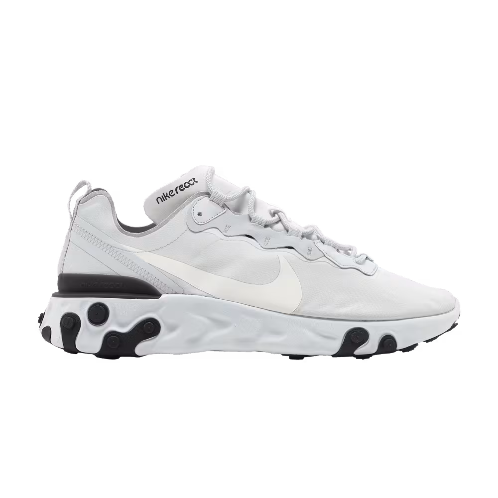 Nike React Element 55 Pure Platinum Thunder Grey