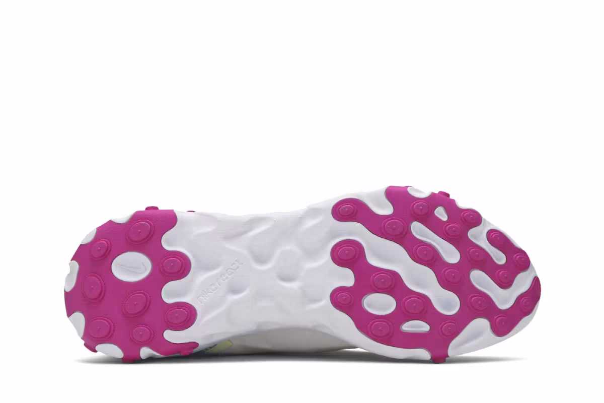 Nike Women's React Element 55 White Fire Pink, view 5