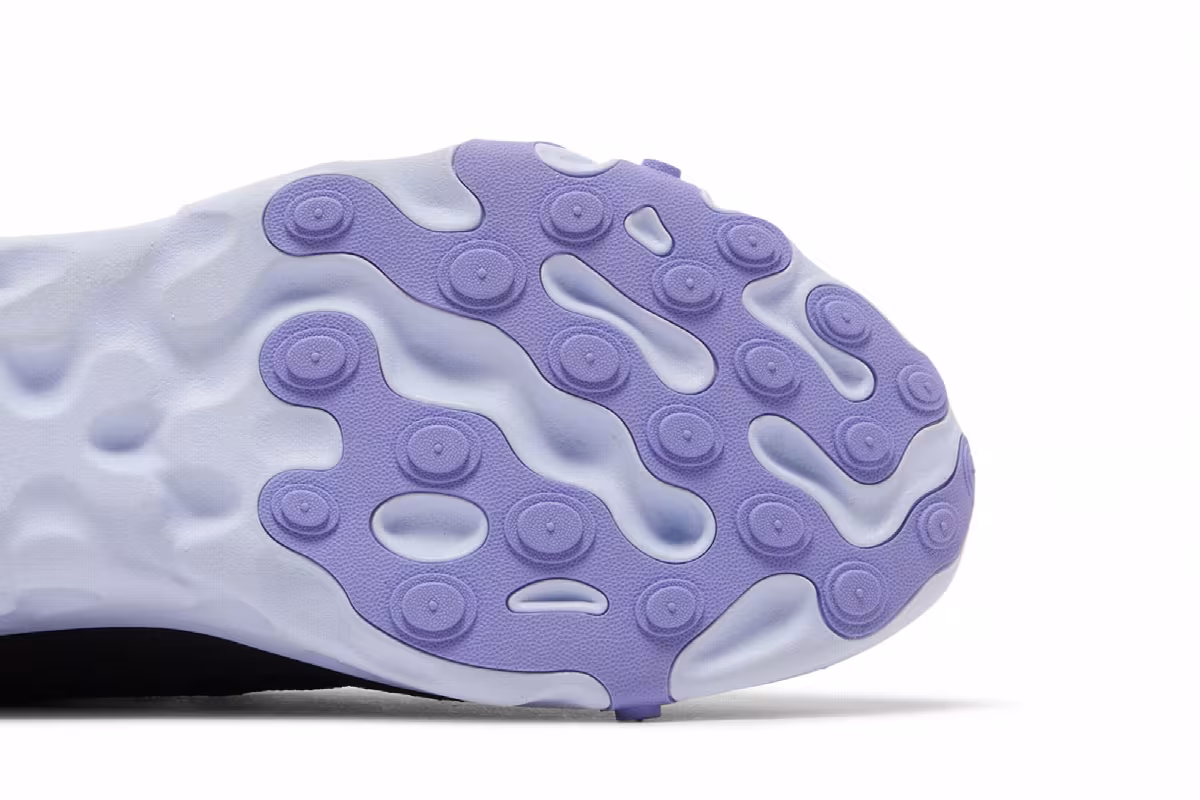 Nike React Element 55 Black Palest Purple, view 6