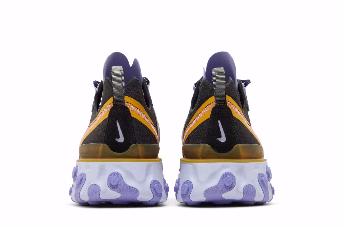Nike React Element 55 Black Palest Purple, view 7