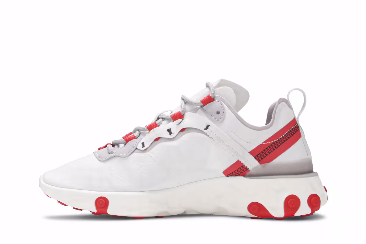 Nike Women's React Element 55 Sail Phantom Red, view 4