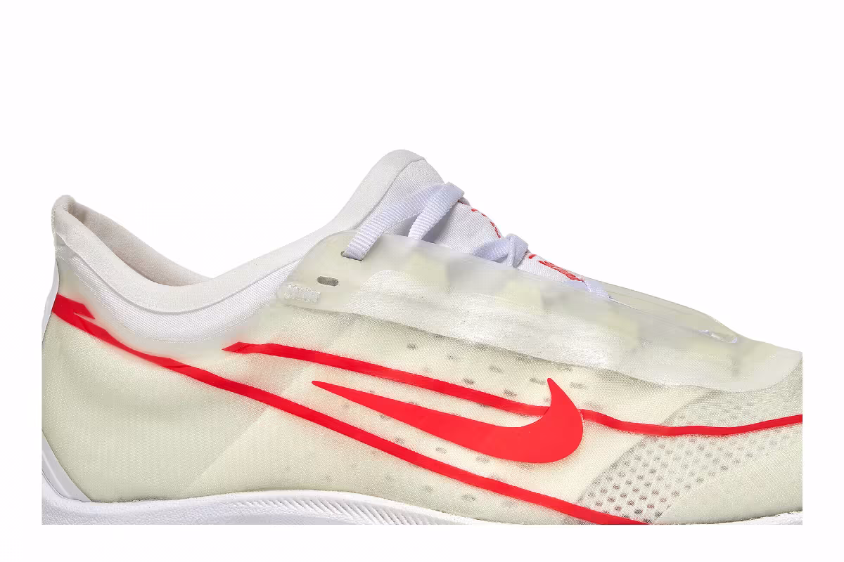 Nike Women's Zoom Fly 3 White Laser Crimson, view 3