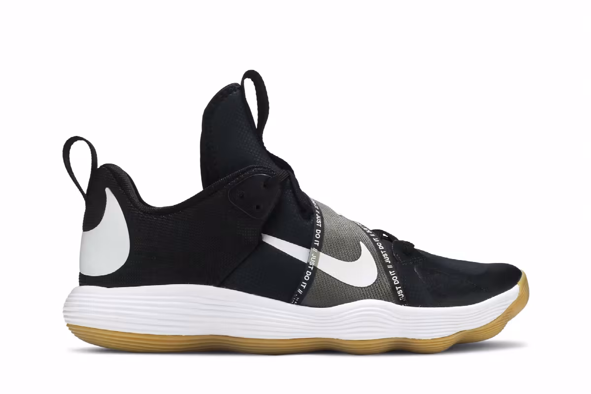 Nike Women's React HyperSet Black Gum Light Brown, view 2