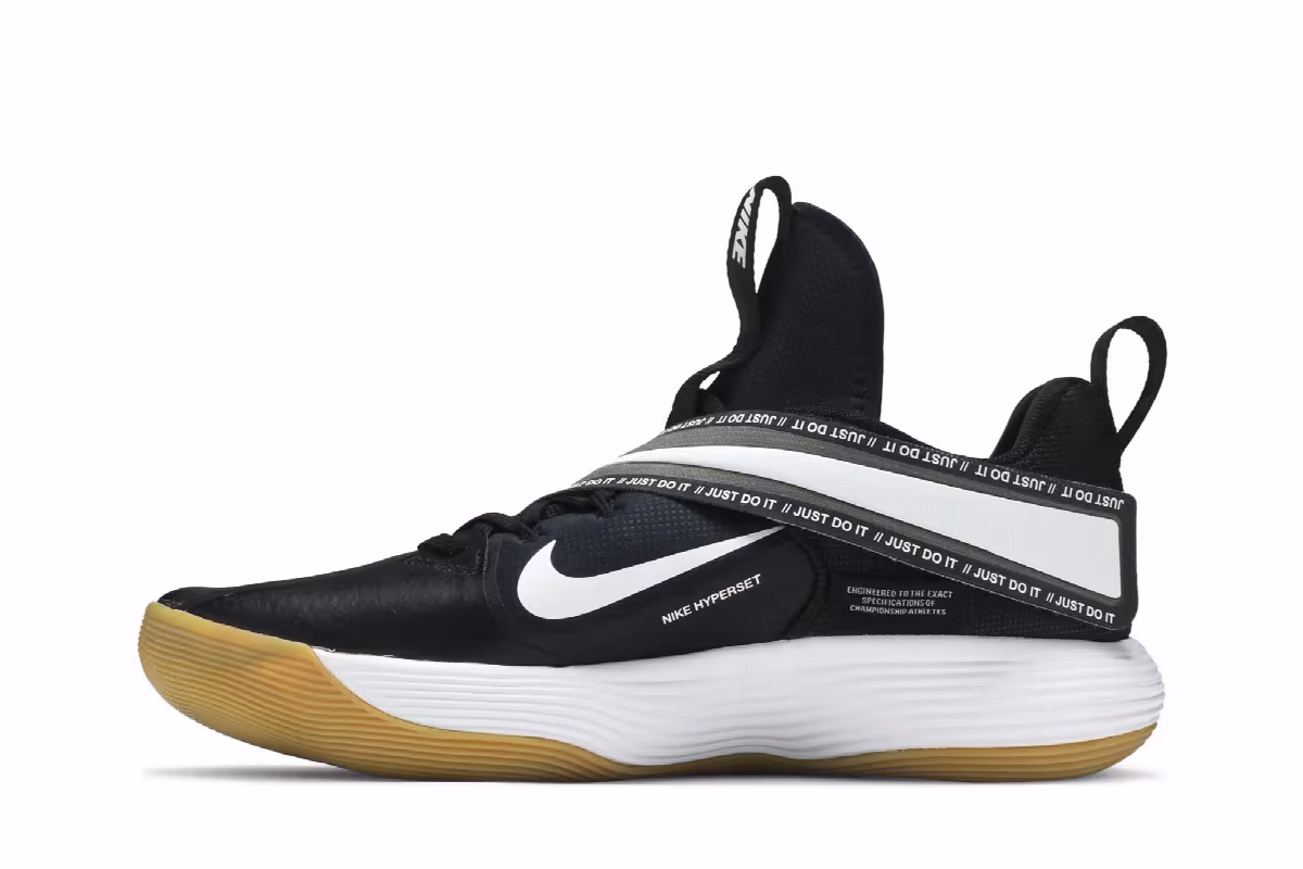 Nike Women's React HyperSet Black Gum Light Brown, view 4
