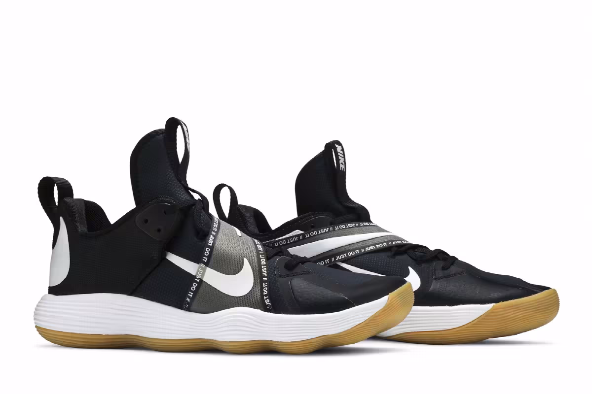 Nike Women's React HyperSet Black Gum Light Brown, view 9