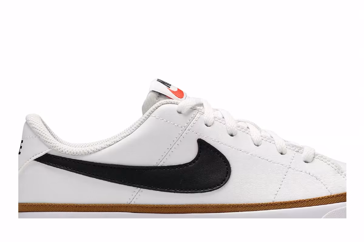 Nike Court Legacy GS White Desert Ochre, view 3
