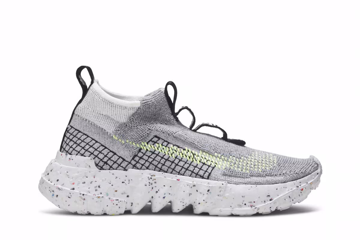 Nike Space Hippie 02 Grey Volt, view 2