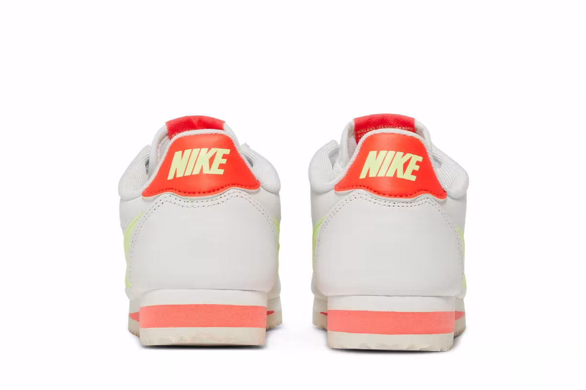 Nike Women's Classic Cortez Leather Volt Flash Crimson, view 7