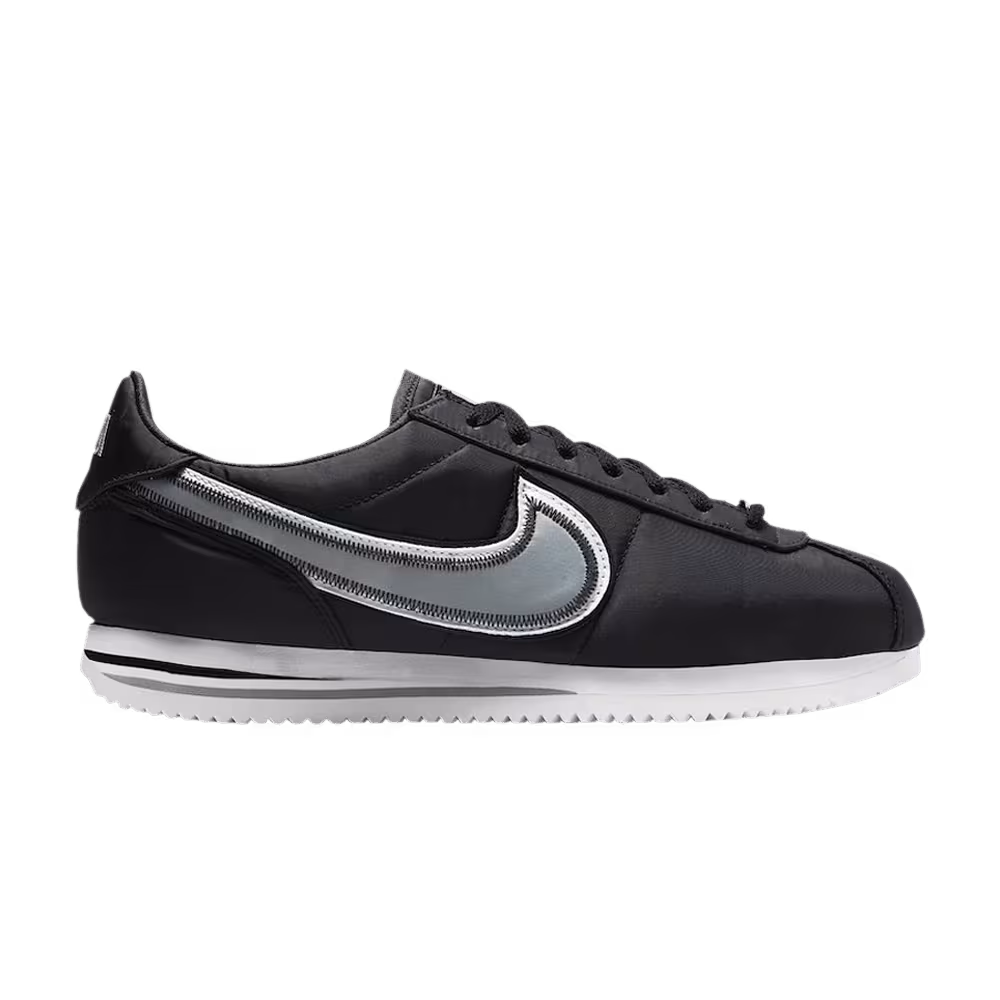 Nike Cortez Basic Premium Black Wolf Grey