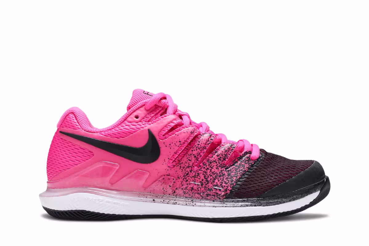 Nike Women's Court Air Zoom Vapor X Laser Fuchsia, view 2