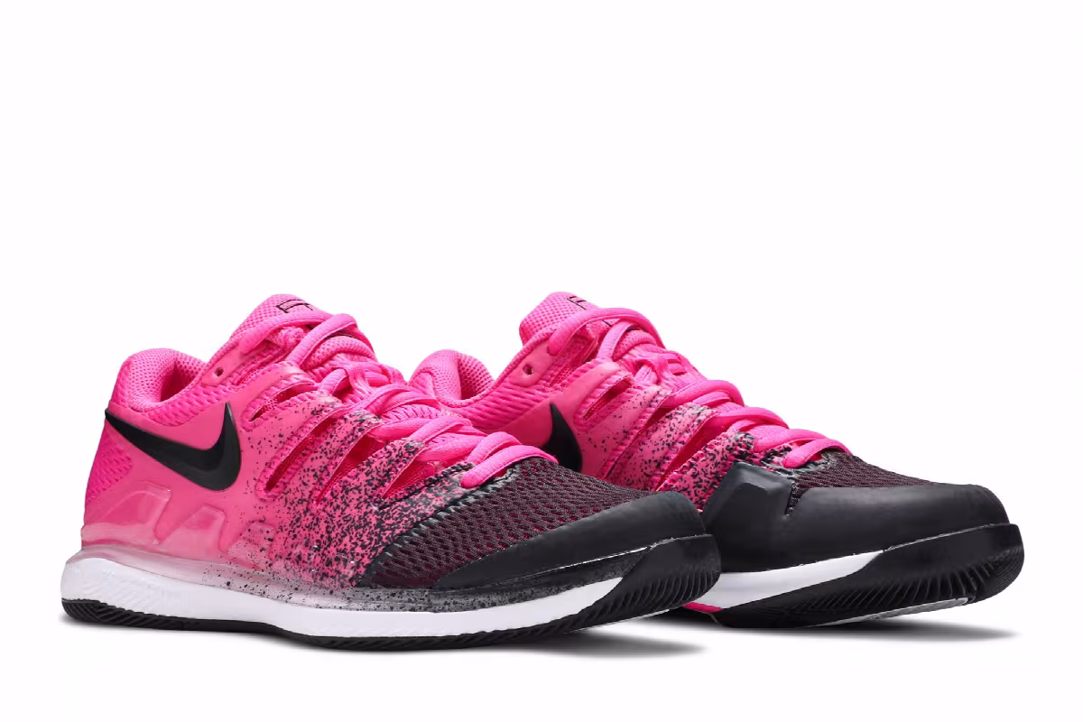 Nike Women's Court Air Zoom Vapor X Laser Fuchsia, view 9
