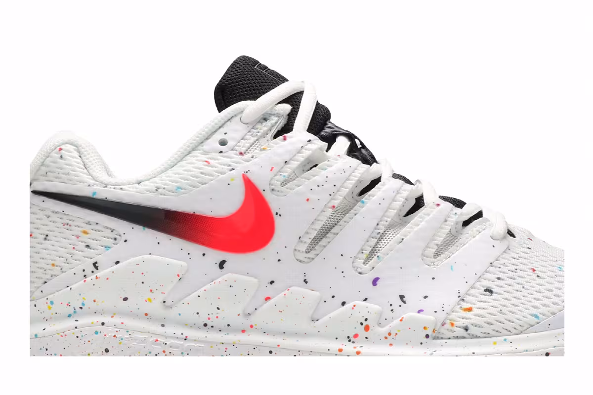 Nike Court Air Zoom Vapor X HC Splatter Paint, view 3