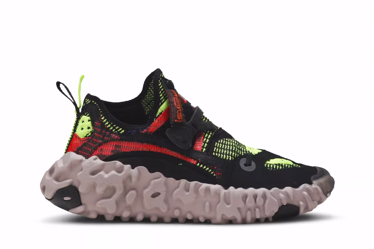 Nike ISPA OverReact Flyknit Crimson Volt, view 2