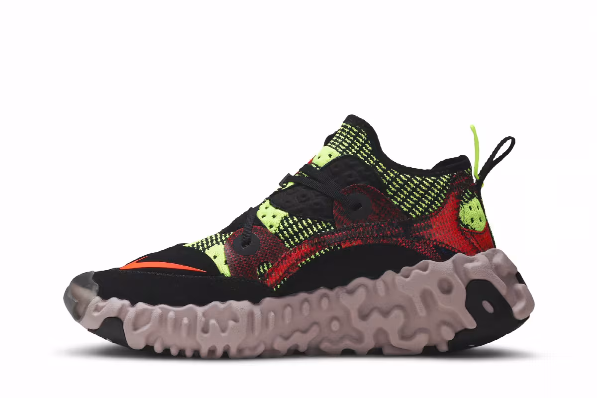 Nike ISPA OverReact Flyknit Crimson Volt, view 4