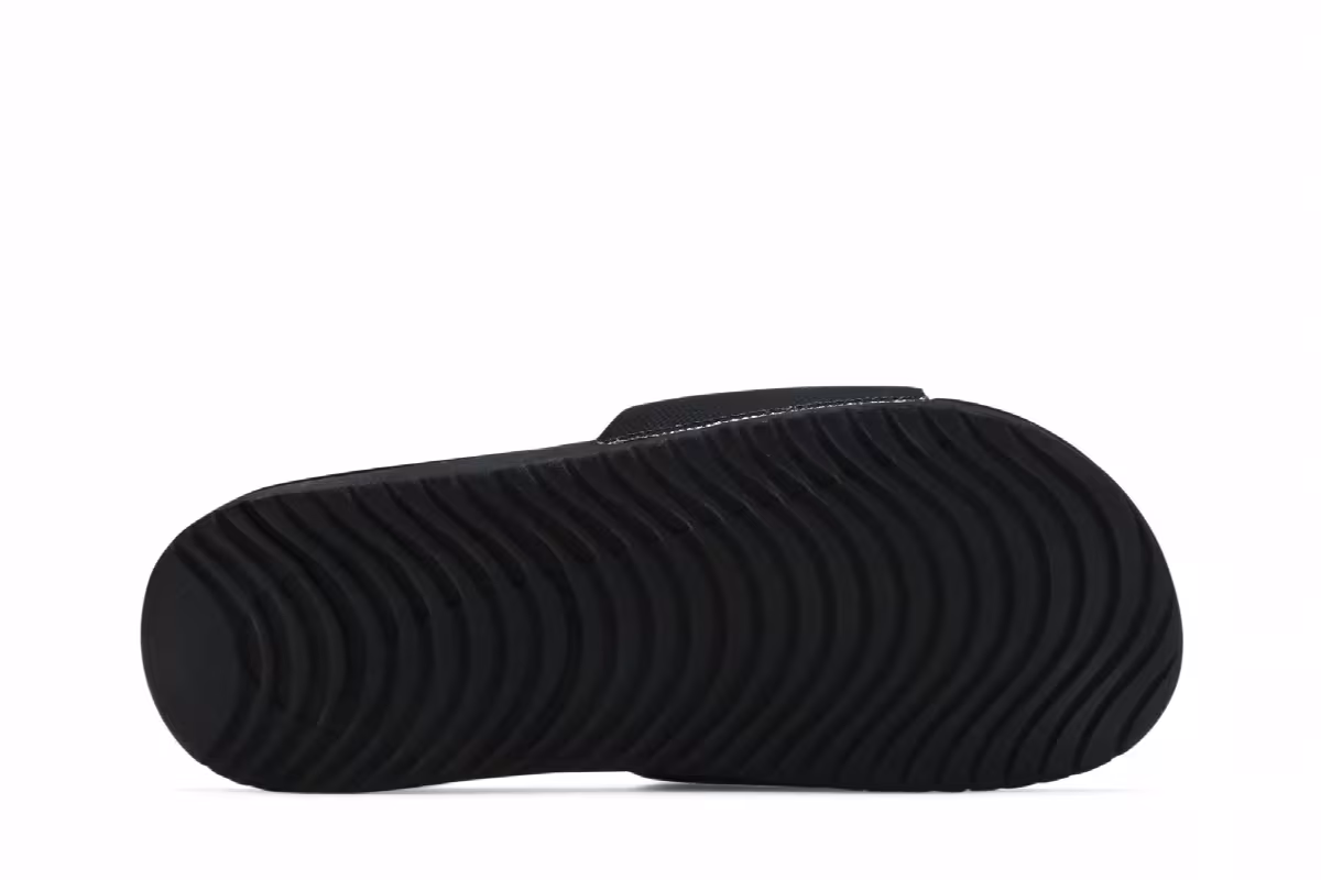 Nike Kawa Slide Black White, view 5