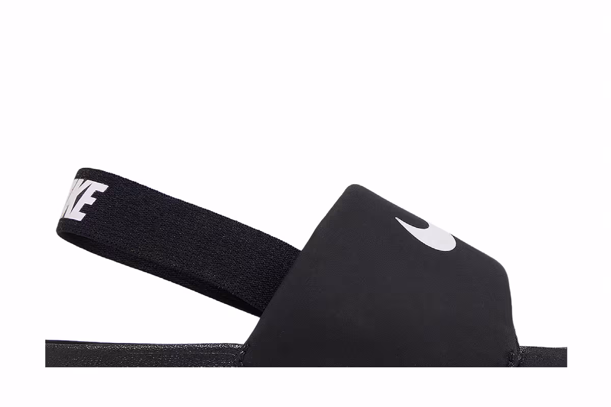 Nike Kawa Slide TD Black White, view 3