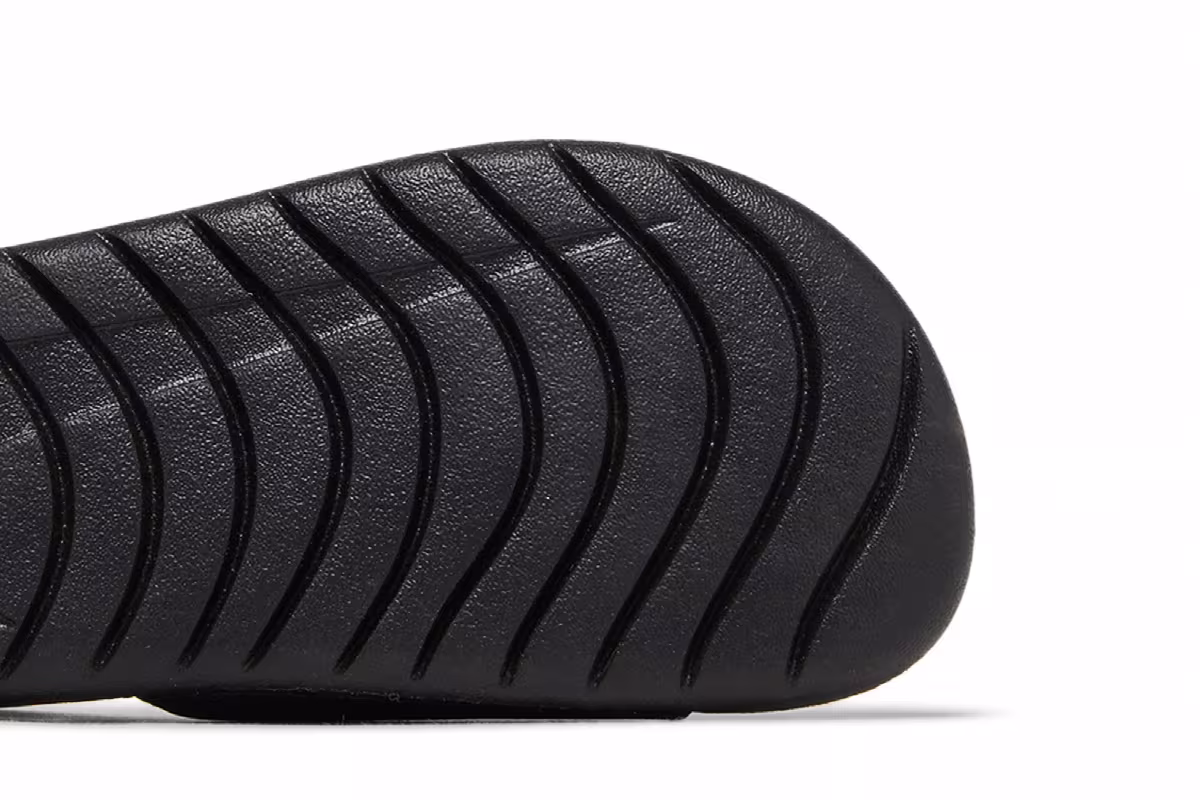 Nike Kawa Slide TD Black White, view 6