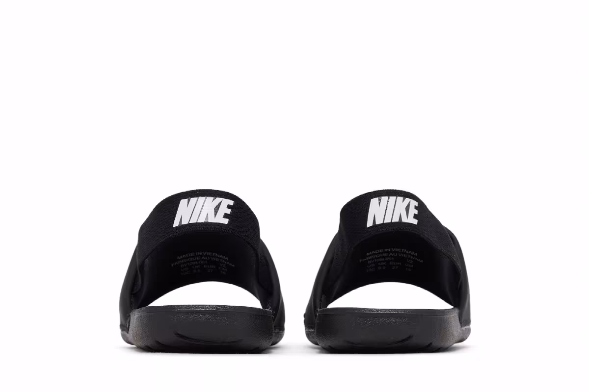 Nike Kawa Slide TD Black White, view 7