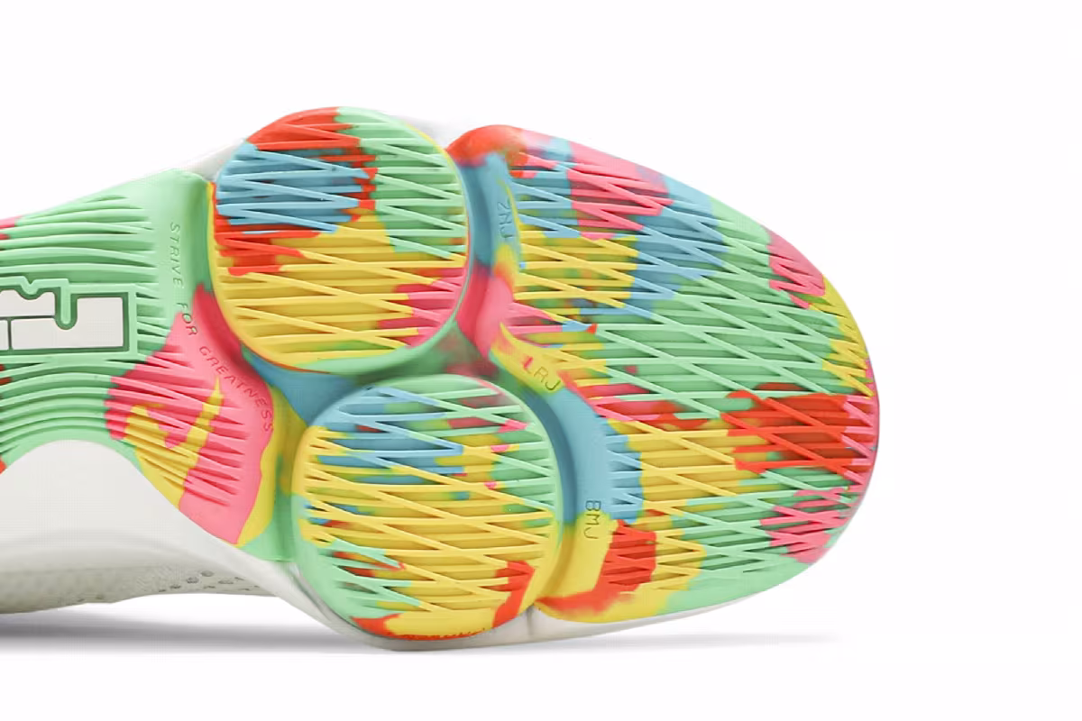 Nike LeBron Witness 4 White Multi Camo, view 6