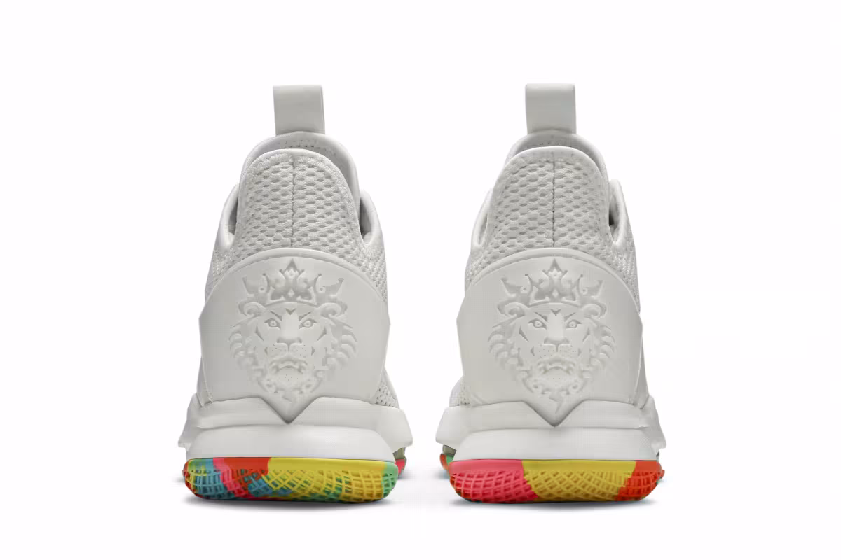 Nike LeBron Witness 4 White Multi Camo, view 7