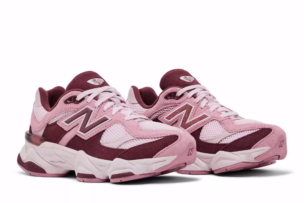 New Balance 9060 Big Kid Pink Granite, view 9