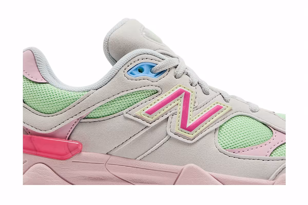 New Balance 9060 Big Kid Grey Matter Pink, view 3