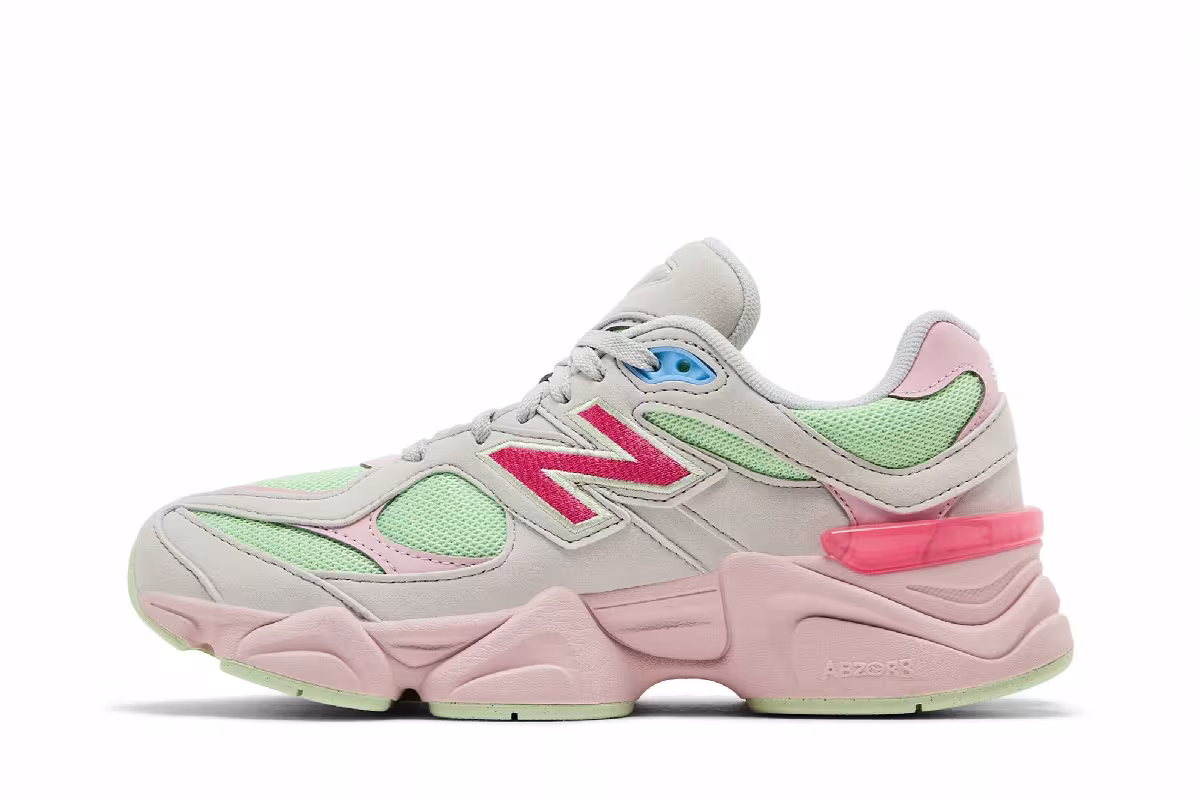 New Balance 9060 Big Kid Grey Matter Pink, view 4