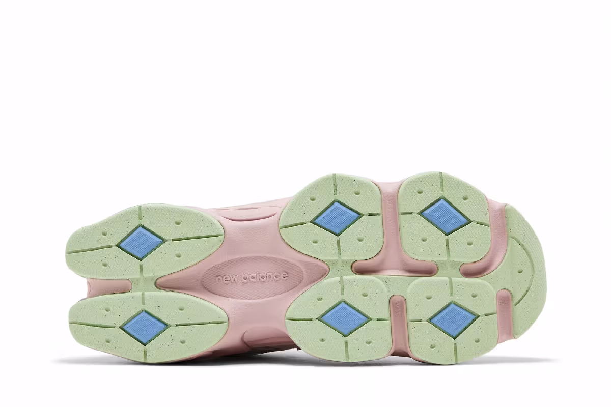 New Balance 9060 Big Kid Grey Matter Pink, view 5